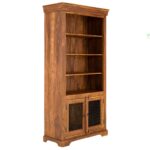 Wooden Bookshelf Indian Furniture Solidwood Bookcase Buecherschrank